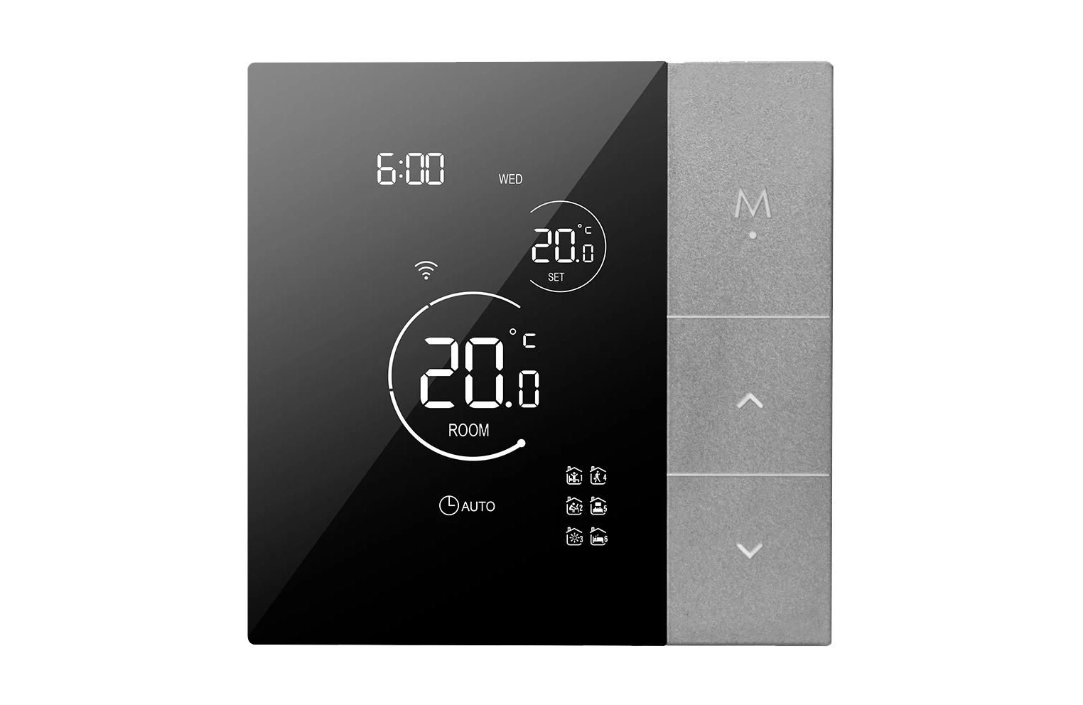 Naresync contrôle via Smart Life/Tuya, Alexa, Google Assistant, précision ±0,5 °C et programmation
