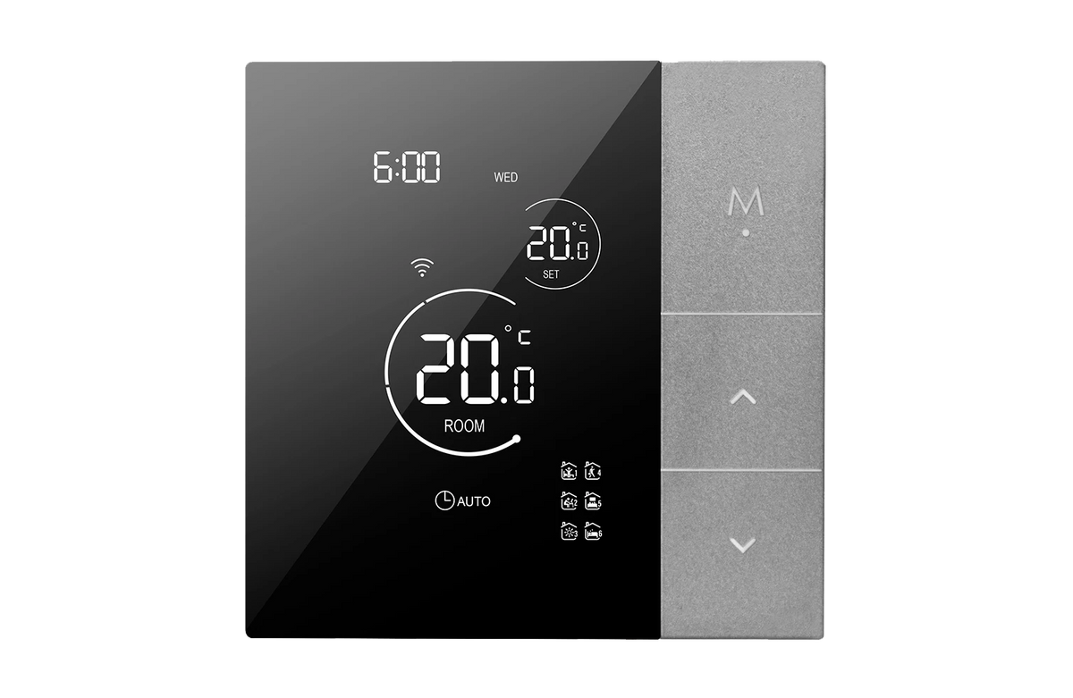 Naresync contrôle via Smart Life/Tuya, Alexa, Google Assistant, précision ±0,5 °C et programmation